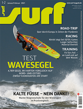 GUNSAILS | Testbericht Wave Segel Seal Windsurfing Jahrbuch Surf Magazin